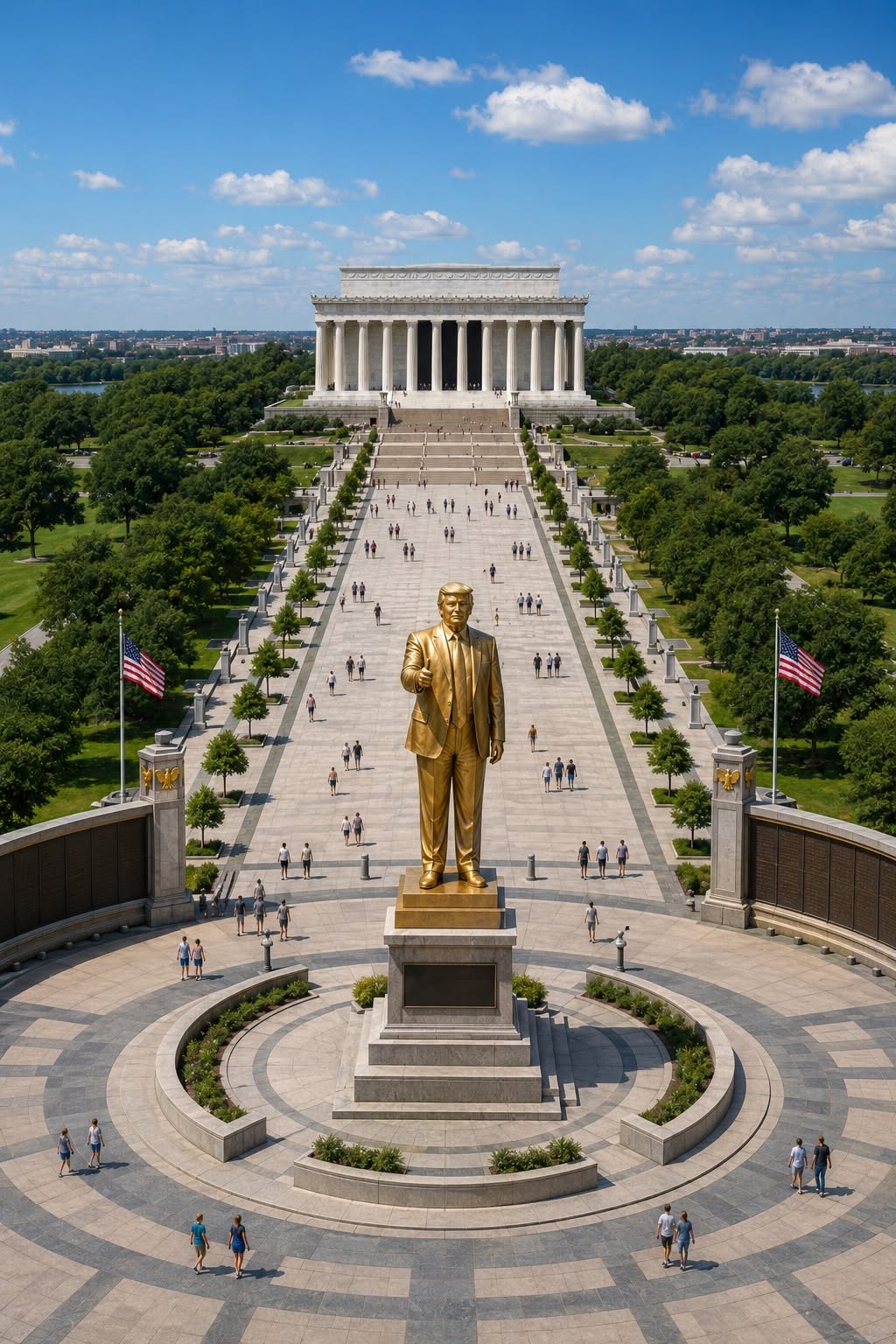 Die „Trump-Promenade“ und die Rückkehr des Triumphbogens